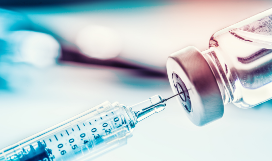 Syringe and vial