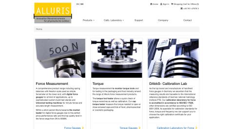 Alluris - Homepage