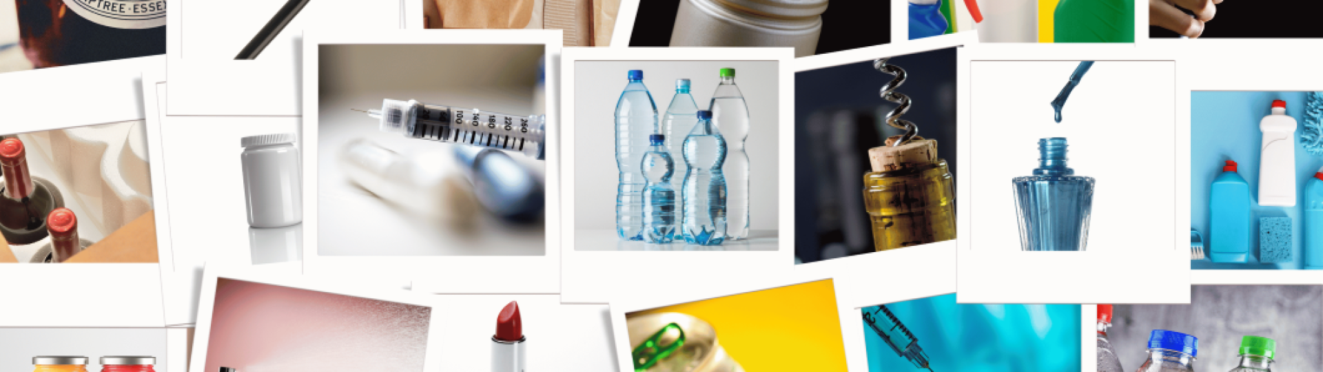 An array of consumer packaging examples